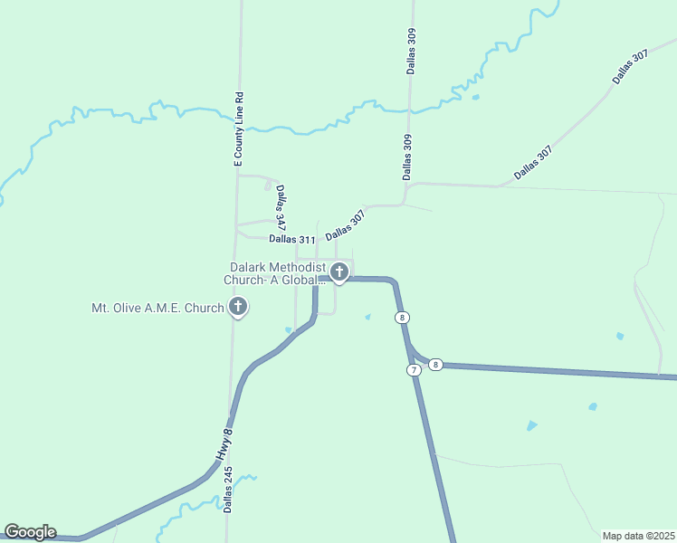 map of restaurants, bars, coffee shops, grocery stores, and more near in Dallas County