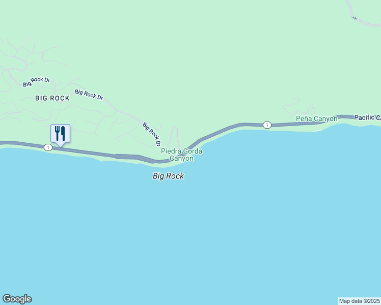 map of restaurants, bars, coffee shops, grocery stores, and more near 19854 Pacific Coast Highway in Malibu