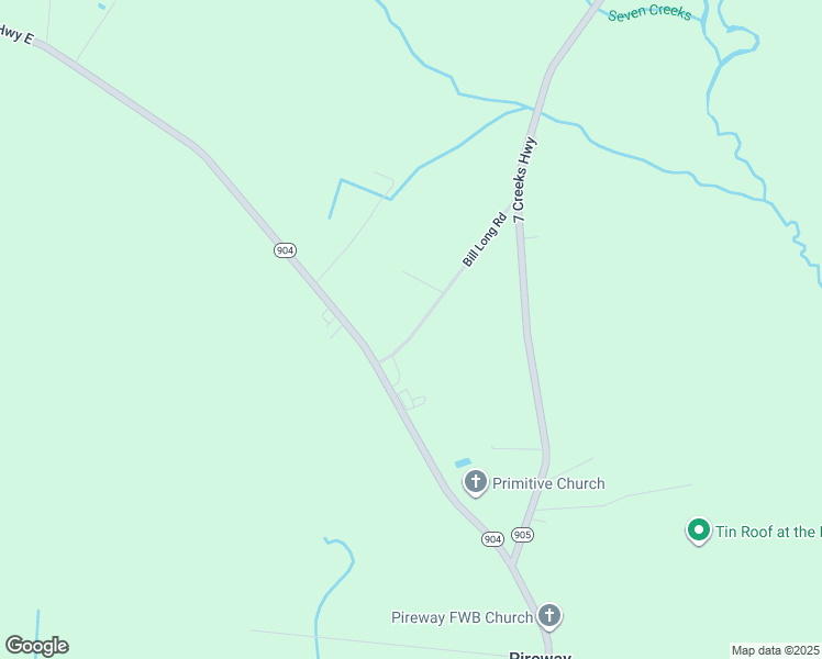 map of restaurants, bars, coffee shops, grocery stores, and more near 382 Bill Long Road in Tabor City