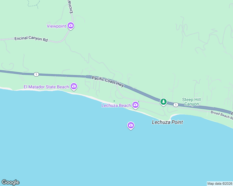 map of restaurants, bars, coffee shops, grocery stores, and more near 31851 Seafield Drive in Malibu