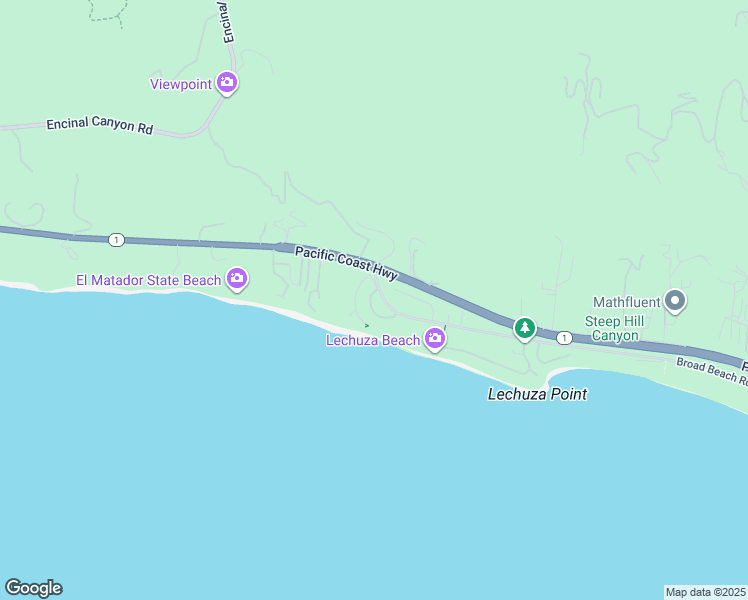 map of restaurants, bars, coffee shops, grocery stores, and more near 31846 Seafield Drive in Malibu