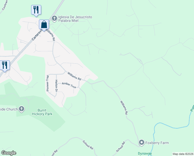 map of restaurants, bars, coffee shops, grocery stores, and more near 809 Williams Road in Dallas