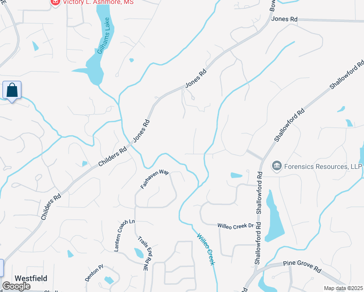 map of restaurants, bars, coffee shops, grocery stores, and more near 270 Shady Marsh Trail in Roswell
