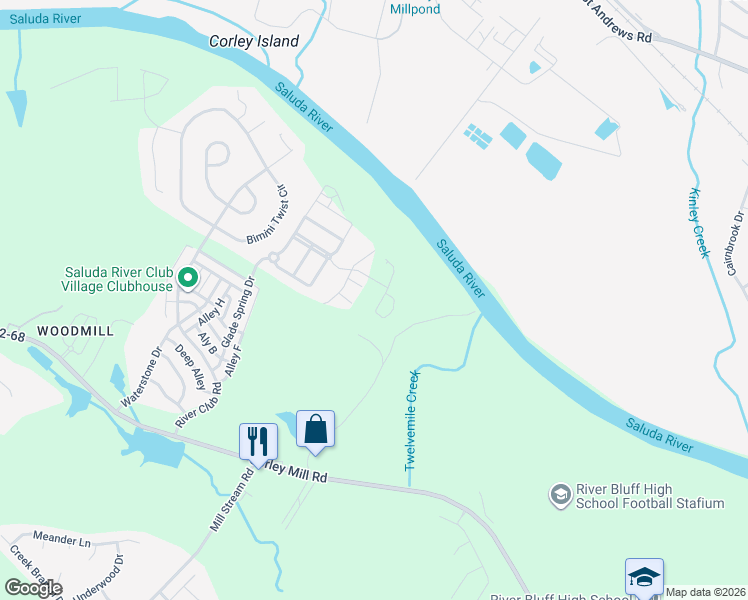 map of restaurants, bars, coffee shops, grocery stores, and more near 110 Emerald View Court in Lexington