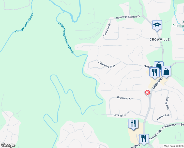 map of restaurants, bars, coffee shops, grocery stores, and more near 646 Lincolnwood Lane in Acworth