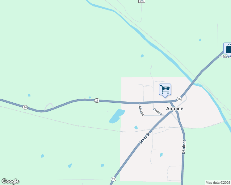 map of restaurants, bars, coffee shops, grocery stores, and more near 3124 Arkansas 26 in Delight