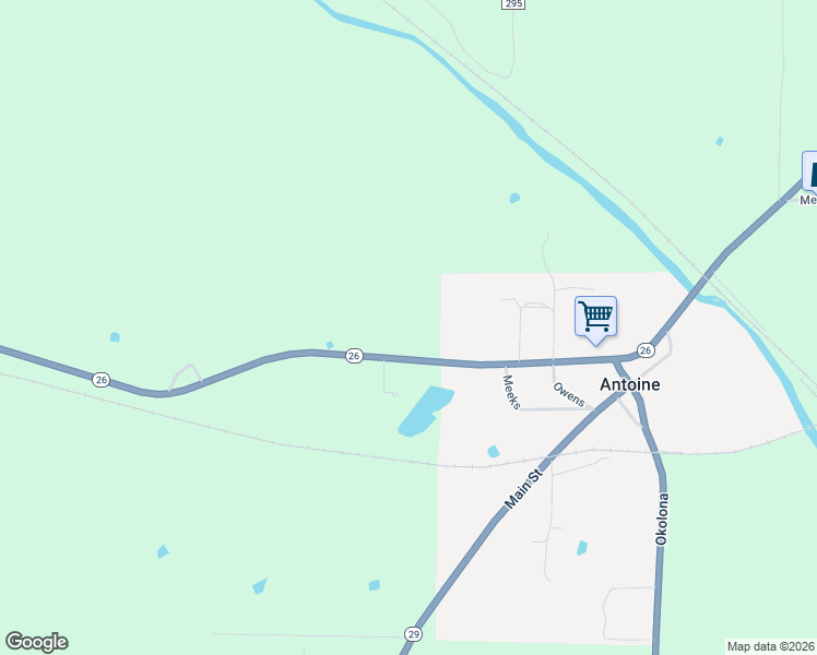 map of restaurants, bars, coffee shops, grocery stores, and more near 3124 Arkansas 26 in Delight