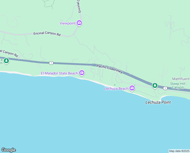 map of restaurants, bars, coffee shops, grocery stores, and more near 32020 Pacific Coast Highway in Malibu