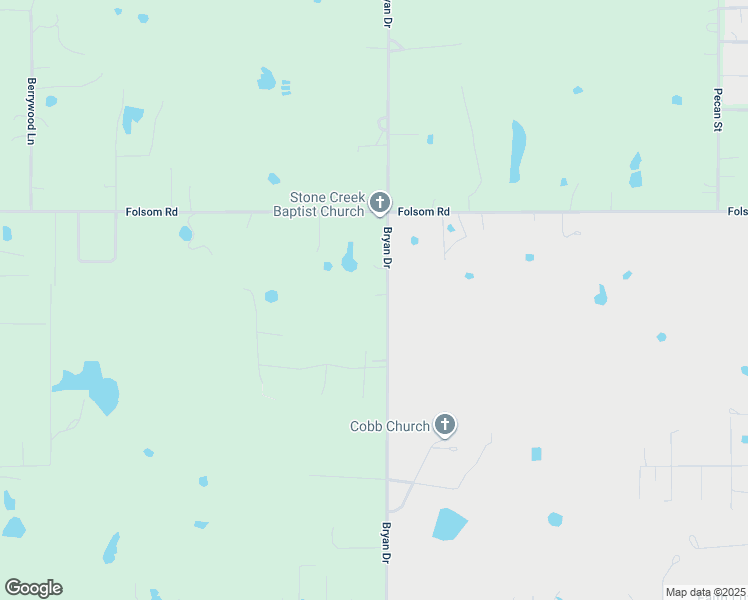 map of restaurants, bars, coffee shops, grocery stores, and more near 791 Bryan Road in Durant
