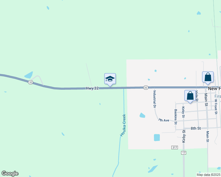 map of restaurants, bars, coffee shops, grocery stores, and more near in New Houlka