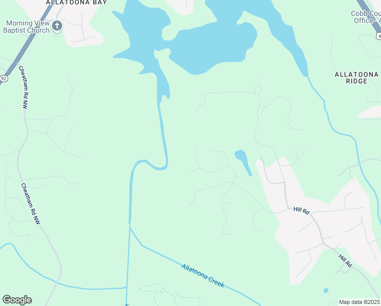 map of restaurants, bars, coffee shops, grocery stores, and more near 3357 Littleport Lane in Acworth