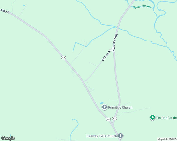 map of restaurants, bars, coffee shops, grocery stores, and more near 382 Bill Long Road in Tabor City