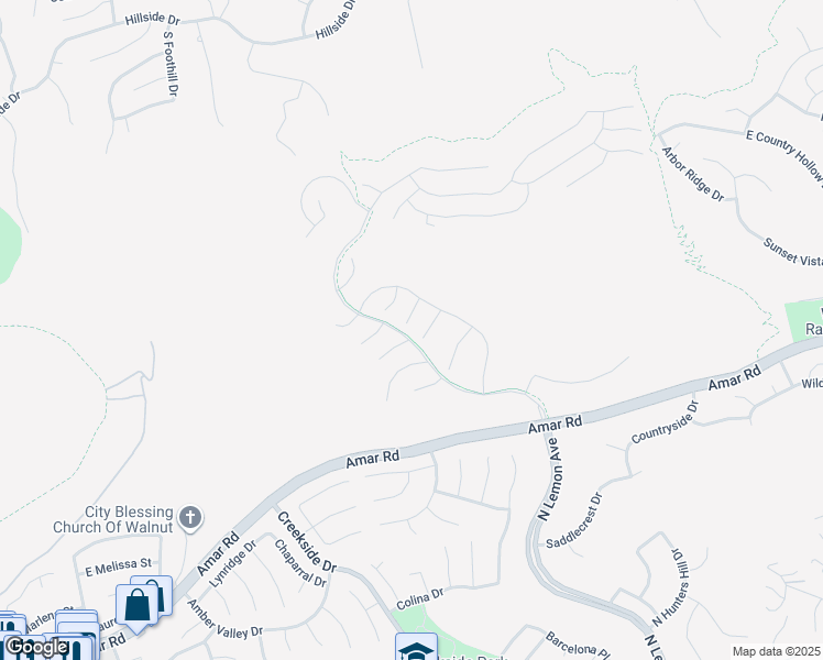 map of restaurants, bars, coffee shops, grocery stores, and more near 1368 Coastal Sage Place in Walnut