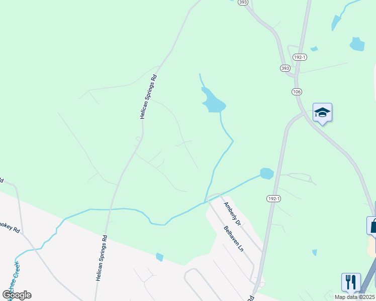 map of restaurants, bars, coffee shops, grocery stores, and more near 339 Fox Trail in Athens