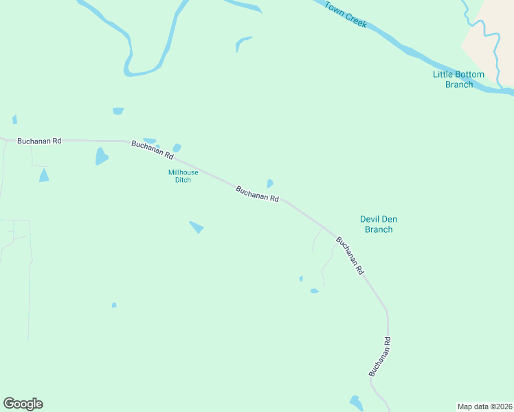 map of restaurants, bars, coffee shops, grocery stores, and more near 30148-30194 Buchanan Road in Nettleton