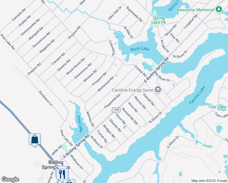 map of restaurants, bars, coffee shops, grocery stores, and more near 576 Edgewood Road in Southport