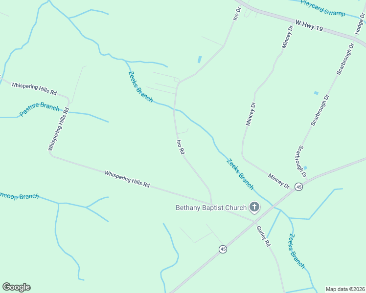 map of restaurants, bars, coffee shops, grocery stores, and more near 1 Ino Drive in Loris