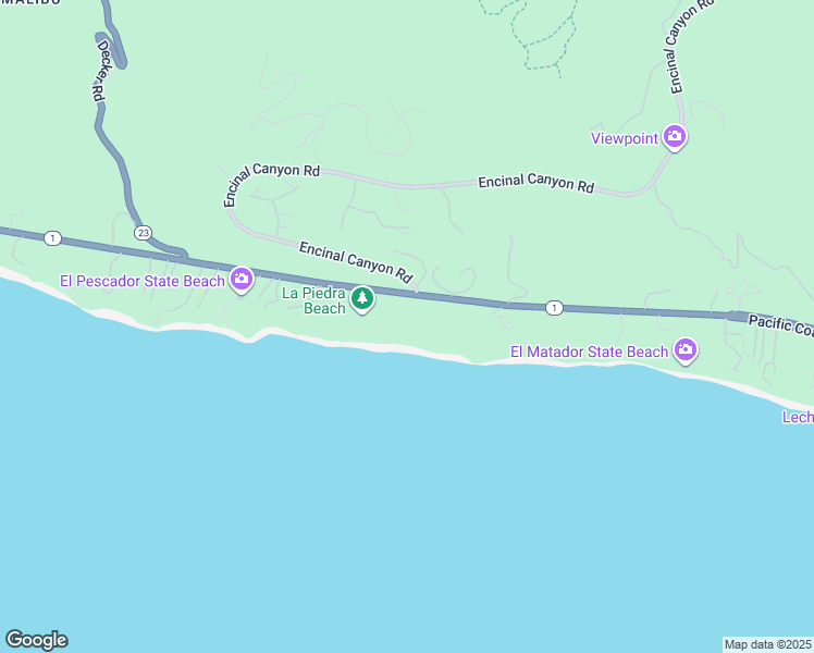 map of restaurants, bars, coffee shops, grocery stores, and more near 32628 Pacific Coast Highway in Malibu
