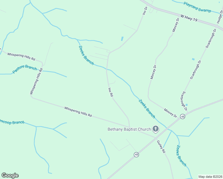 map of restaurants, bars, coffee shops, grocery stores, and more near 1 Ino Drive in Loris