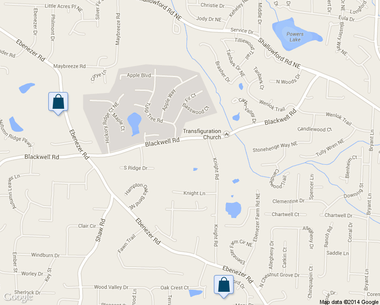 map of restaurants, bars, coffee shops, grocery stores, and more near 1771 Blackwell Road in Marietta
