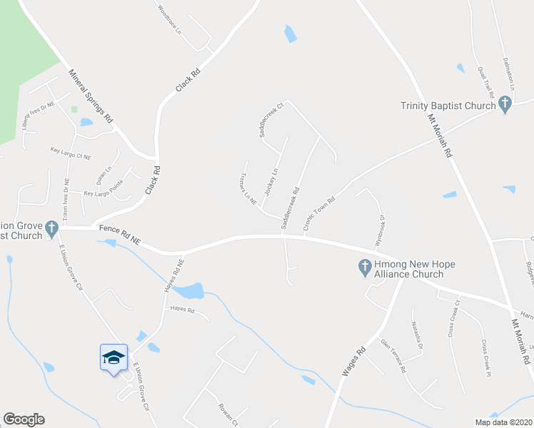 map of restaurants, bars, coffee shops, grocery stores, and more near 4399 Trotters Lane Northeast in Auburn