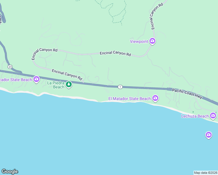 map of restaurants, bars, coffee shops, grocery stores, and more near 32440 California 1 in Malibu