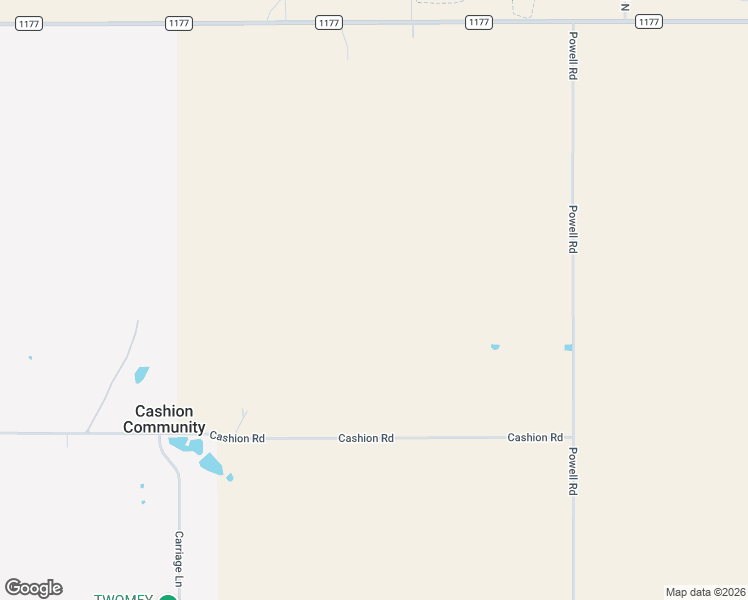 map of restaurants, bars, coffee shops, grocery stores, and more near 1243-1751 Cashion Road in Cashion Community