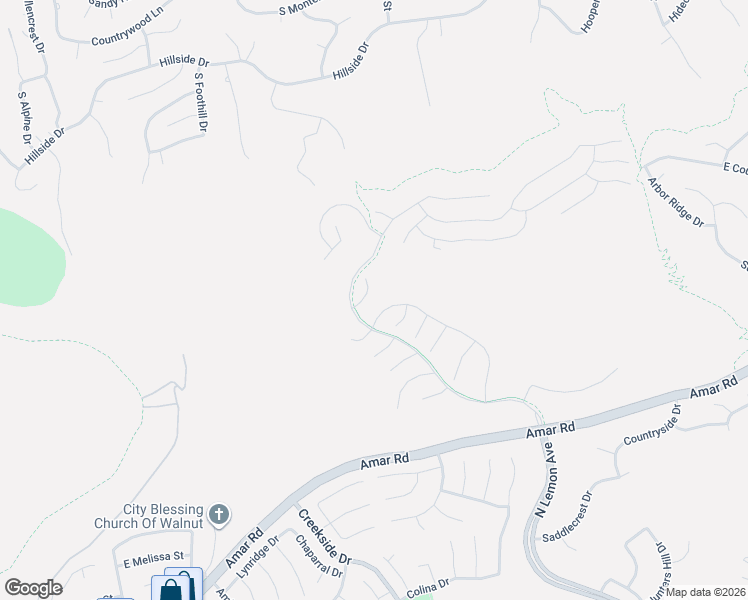 map of restaurants, bars, coffee shops, grocery stores, and more near 1289 Saddlehorn Way in Walnut