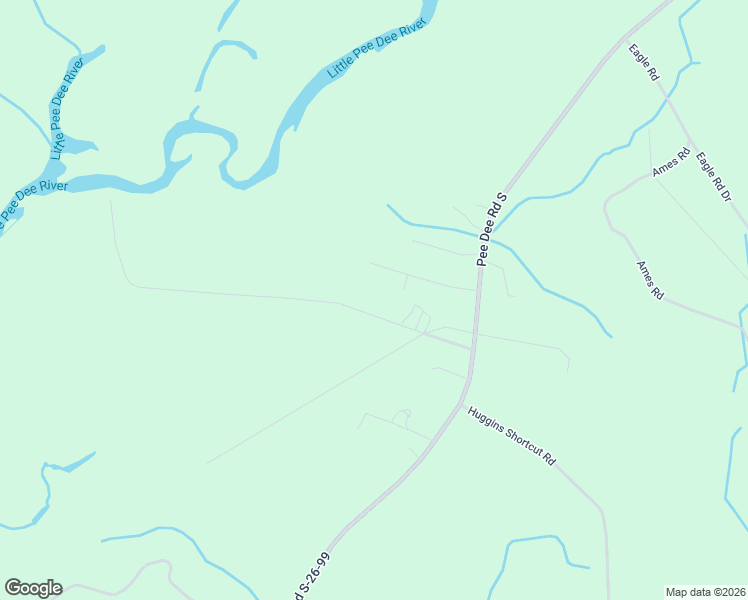 map of restaurants, bars, coffee shops, grocery stores, and more near 550 Amhurst Road in Galivants Ferry