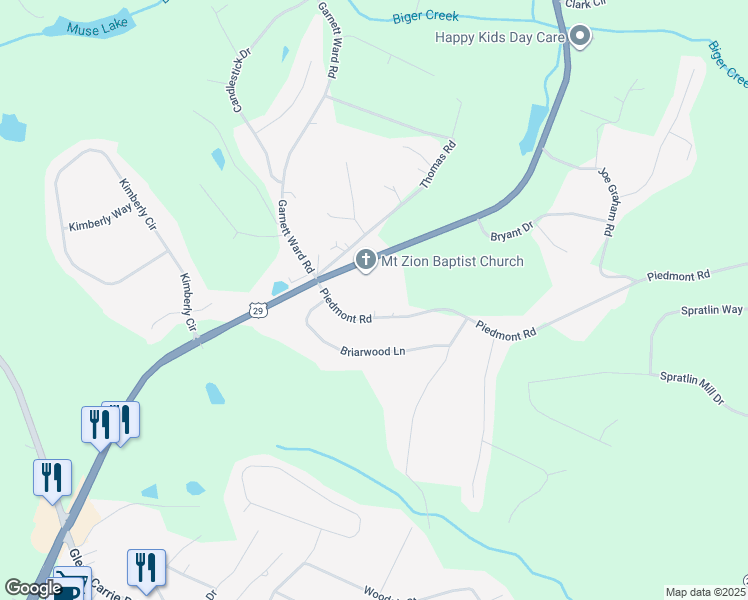 map of restaurants, bars, coffee shops, grocery stores, and more near 185 Piedmont Road in Hull