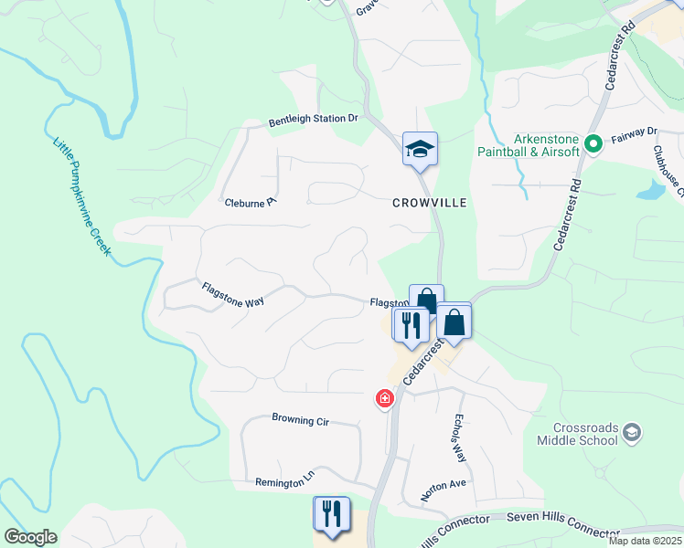 map of restaurants, bars, coffee shops, grocery stores, and more near 408 Turtle Rock Place in Acworth