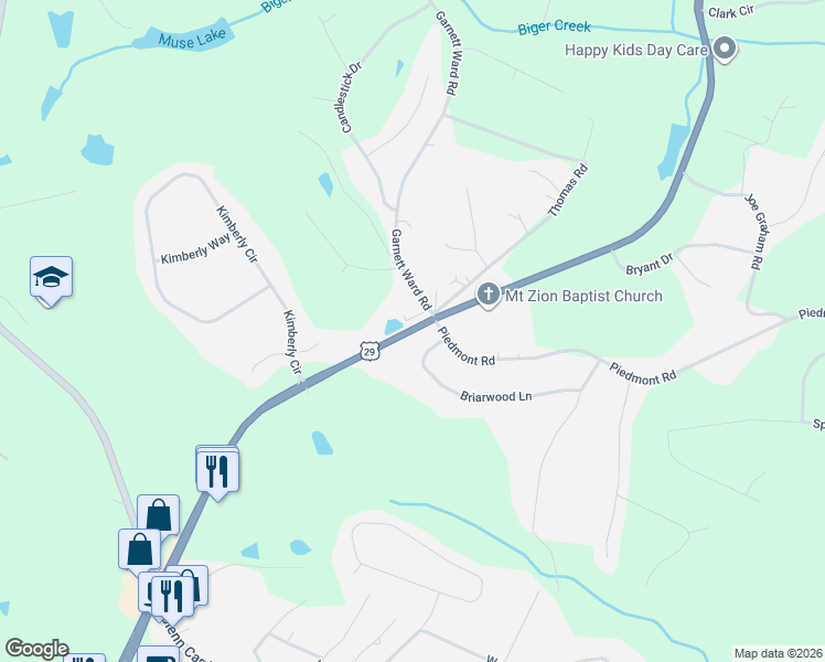 map of restaurants, bars, coffee shops, grocery stores, and more near 8109 General Daniels Avenue South in Hull