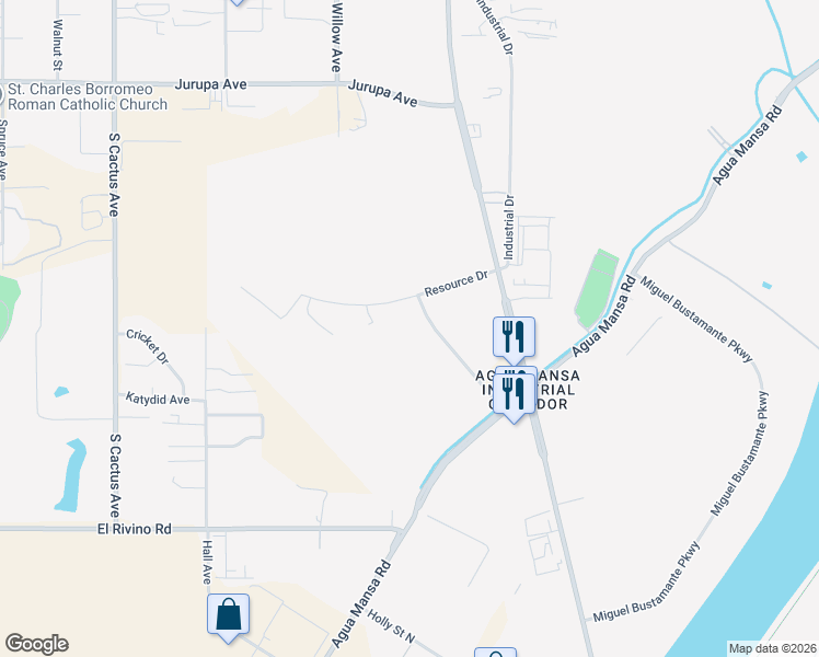 map of restaurants, bars, coffee shops, grocery stores, and more near 3350 Enterprise Drive in Bloomington
