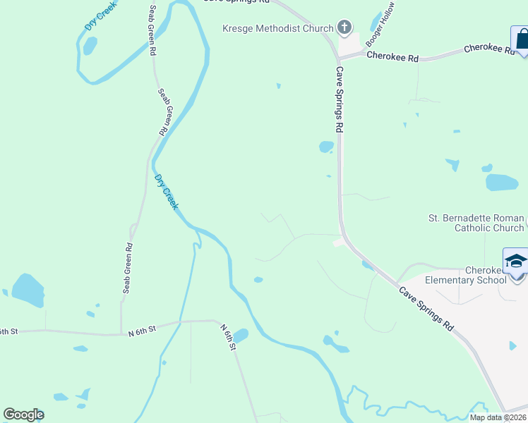 map of restaurants, bars, coffee shops, grocery stores, and more near 1201 Cave Springs Road in Cedartown