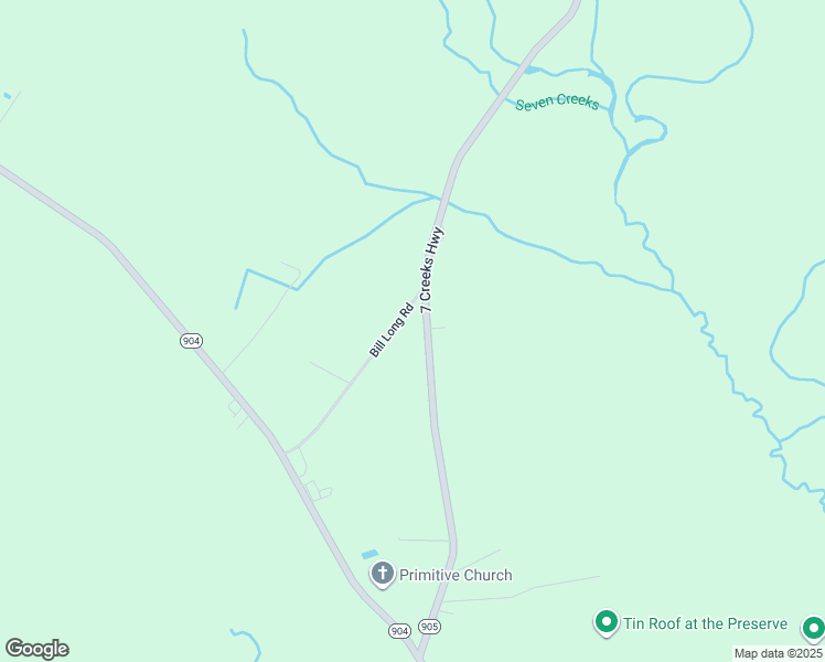map of restaurants, bars, coffee shops, grocery stores, and more near 15106 7 Creeks Highway in Tabor City