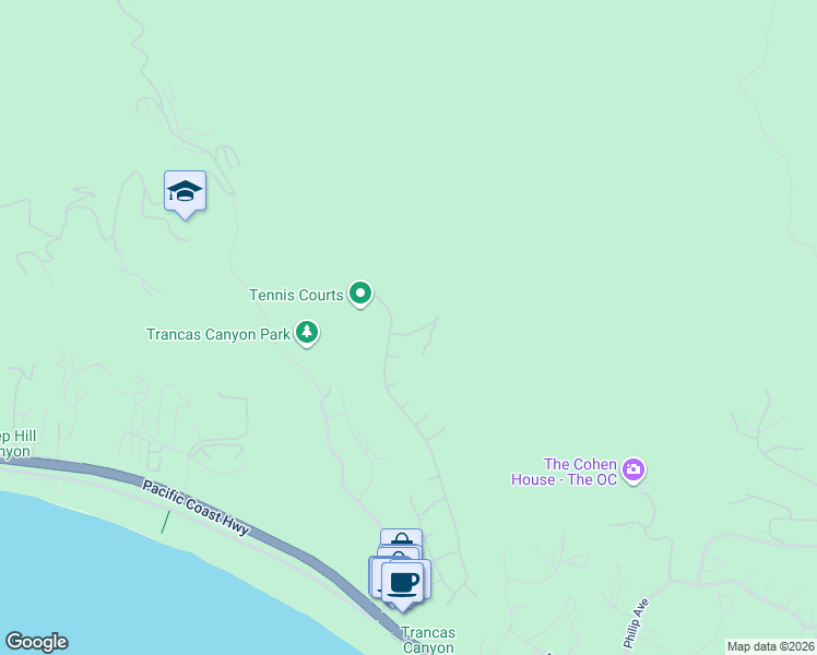 map of restaurants, bars, coffee shops, grocery stores, and more near 30617 La Sonora Drive in Malibu