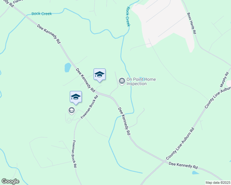 map of restaurants, bars, coffee shops, grocery stores, and more near 553 Versailles Drive in Auburn