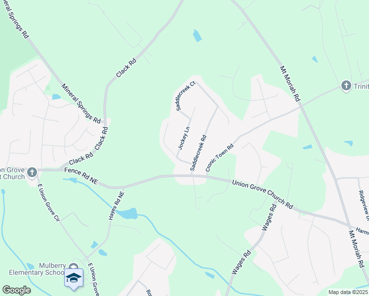 map of restaurants, bars, coffee shops, grocery stores, and more near 622 Jockey Lane in Auburn