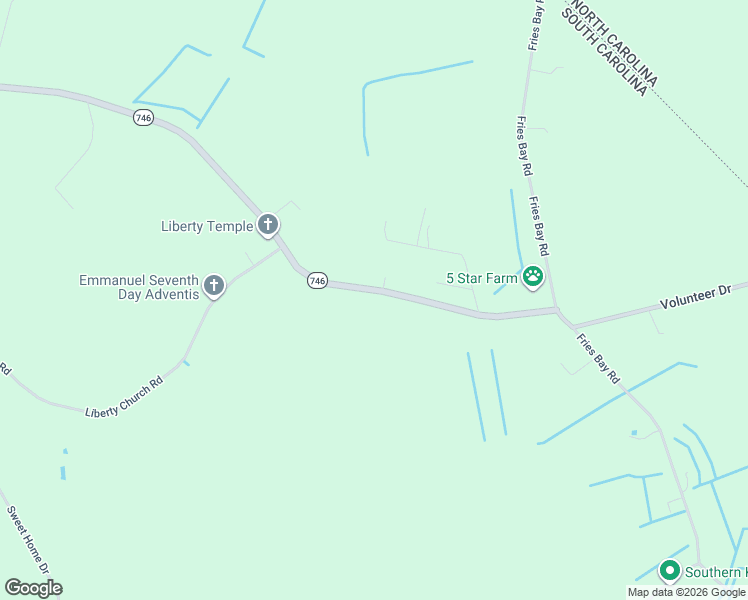 map of restaurants, bars, coffee shops, grocery stores, and more near 3121 South Carolina 746 in Loris