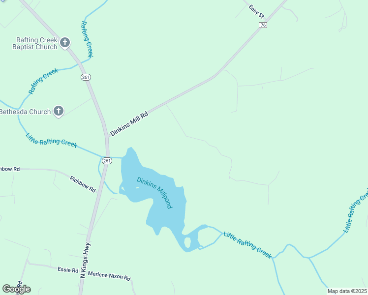 map of restaurants, bars, coffee shops, grocery stores, and more near 4190 Hosea Avenue in Rembert