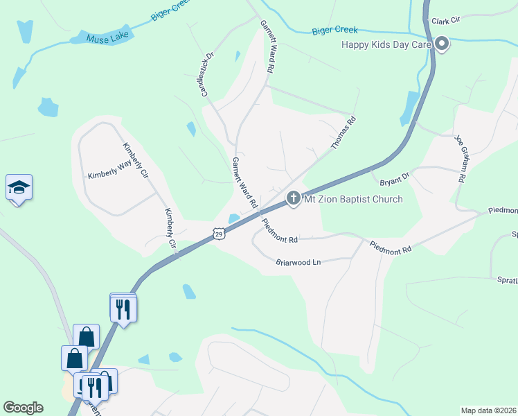 map of restaurants, bars, coffee shops, grocery stores, and more near 8109 General Daniels Avenue South in Hull