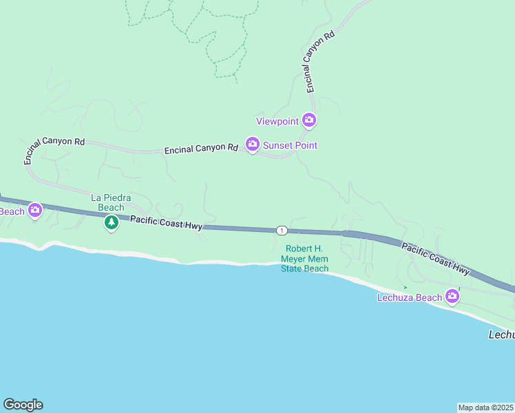 map of restaurants, bars, coffee shops, grocery stores, and more near 32357 Pacific Coast Highway in Malibu