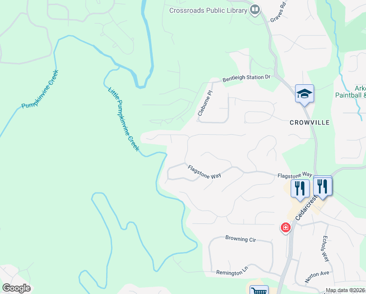 map of restaurants, bars, coffee shops, grocery stores, and more near 49 Charlesworth Place in Acworth