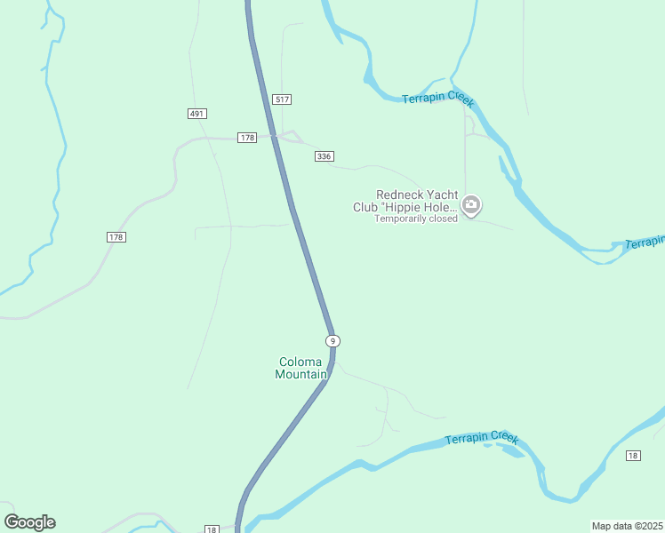 map of restaurants, bars, coffee shops, grocery stores, and more near 5544 Alabama 9 in Piedmont