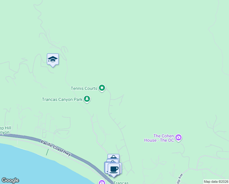 map of restaurants, bars, coffee shops, grocery stores, and more near 30617 La Sonora Drive in Malibu