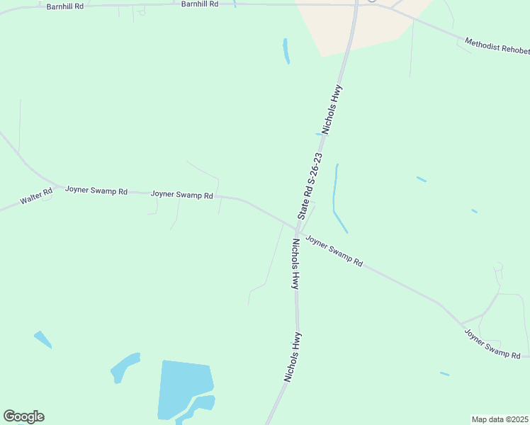 map of restaurants, bars, coffee shops, grocery stores, and more near 3837 South Nichols Highway in Galivants Ferry