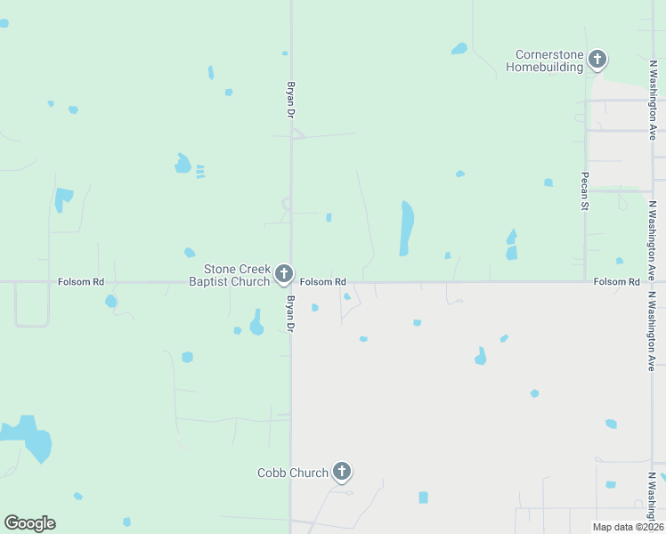 map of restaurants, bars, coffee shops, grocery stores, and more near 2586 Folsom Road in Durant