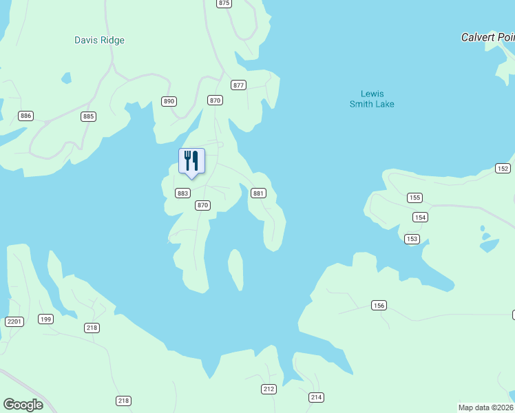 map of restaurants, bars, coffee shops, grocery stores, and more near 221 County Road 881 in Crane Hill