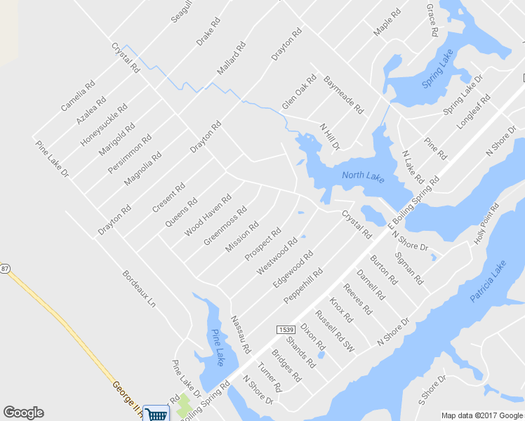 map of restaurants, bars, coffee shops, grocery stores, and more near 609 Mission Road in Southport