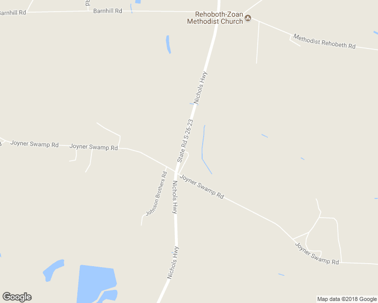 map of restaurants, bars, coffee shops, grocery stores, and more near 3810 Nichols Highway in Galivants Ferry